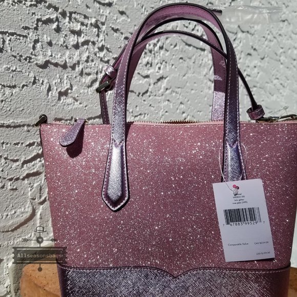 Kate Spade SMALL lola satchel Rose Pink Crossbody - Picture 9 of 16